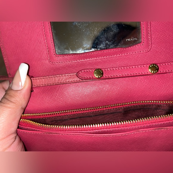 Authentic Prada Saffiano Wallet/Crossbody purse. - Picture 10 of 11